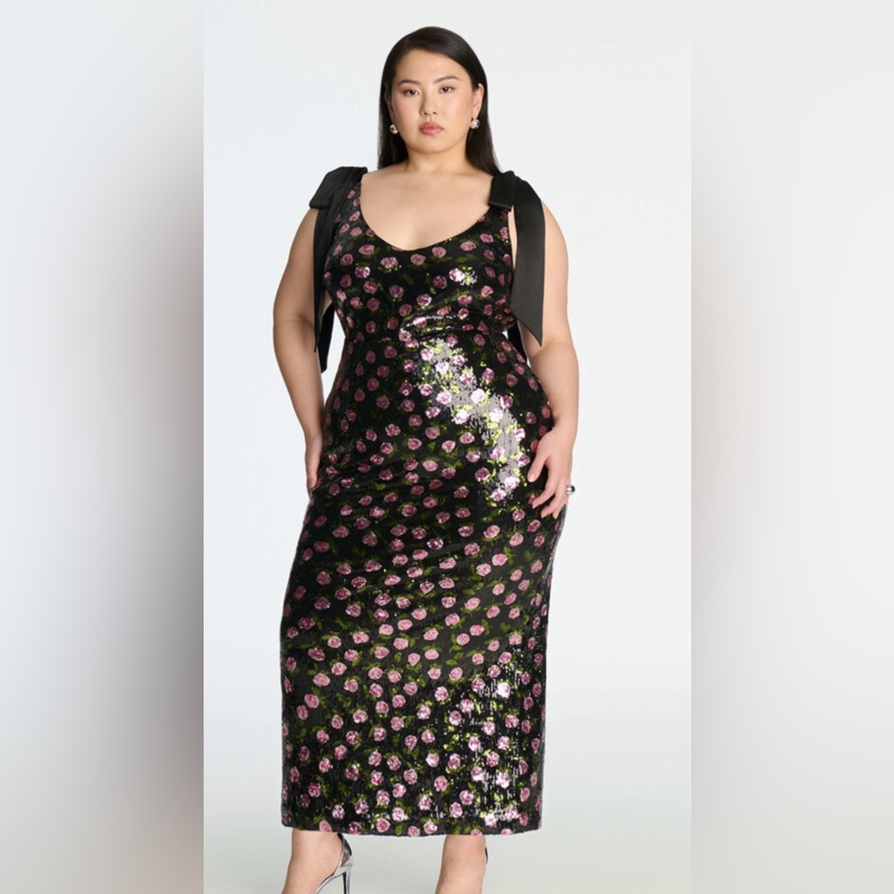 Eloquii x Kate Spade New York Floral Sequin Maxi Dress | Size 20 NWT